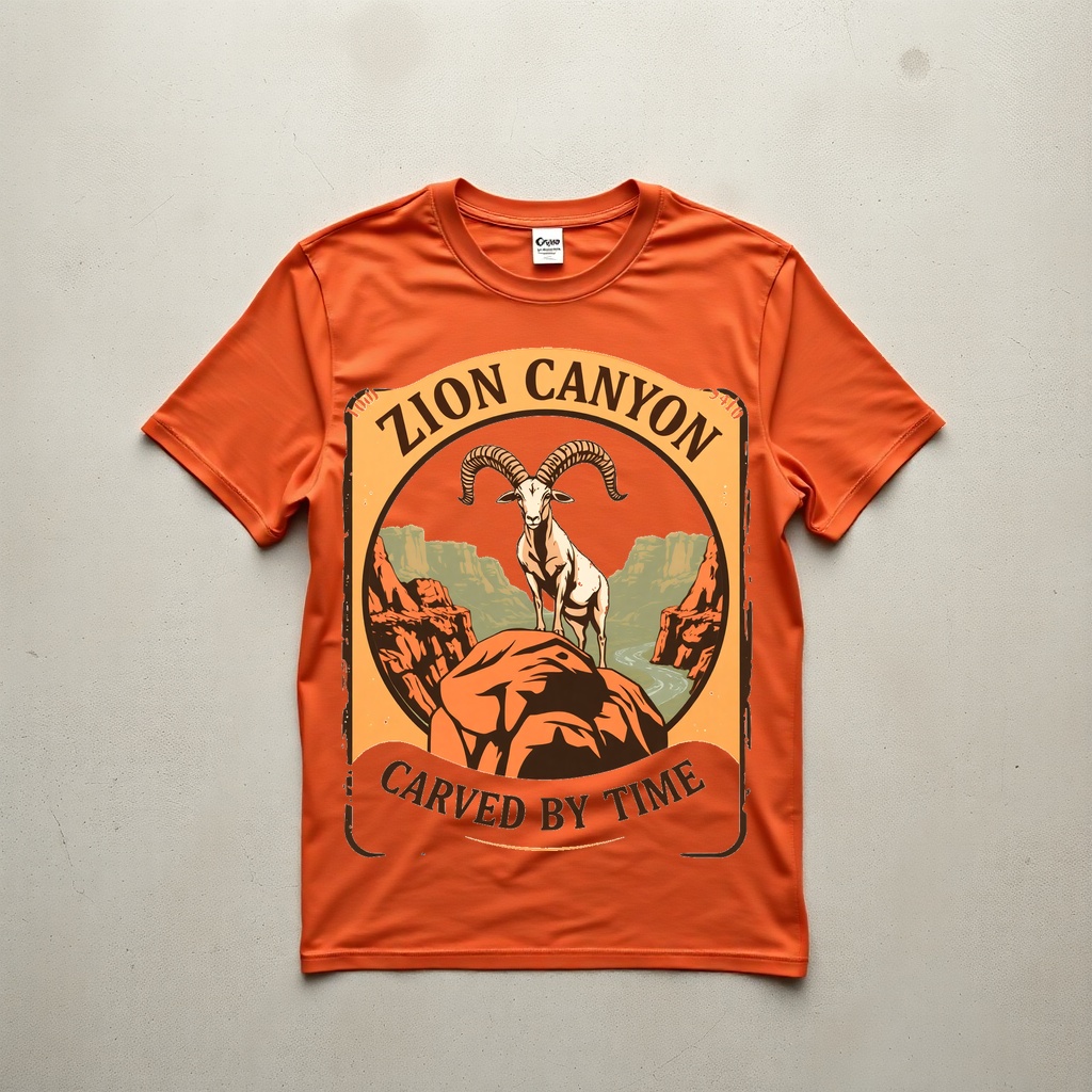 Zion Bighorn Sheep Vintage Tee